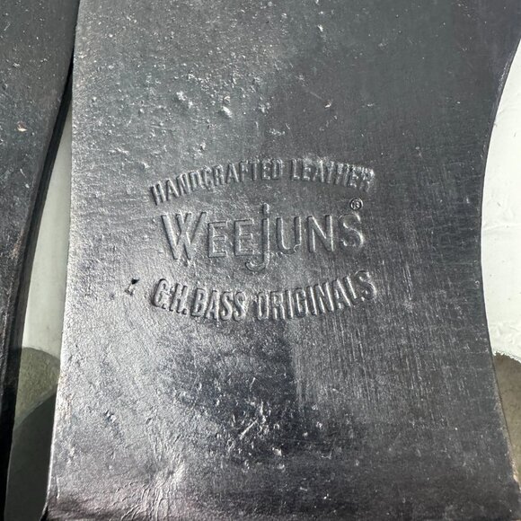 G.H. Bass & Co. Womens Whitney White Croco Emboss Loafers Shoes Size 10 M - Picture 10 of 14